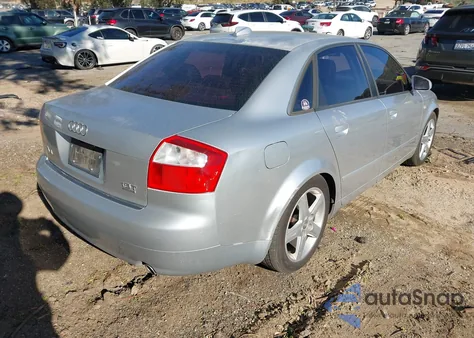2004 Audi A4 1.8T from USA, damaged, VIN WAULC68E14A162935
